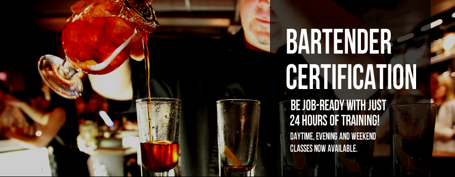 bartender training certificate